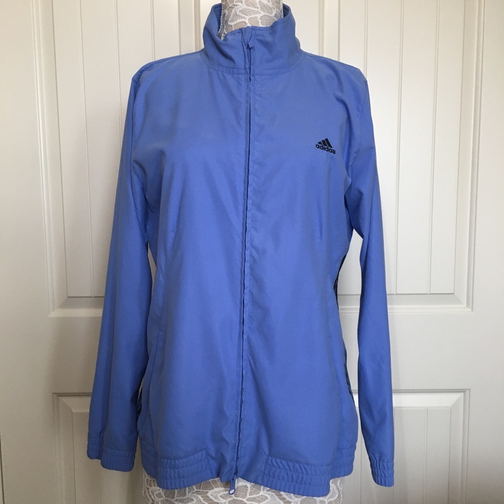 Adidas Blue Zip Up Jacket